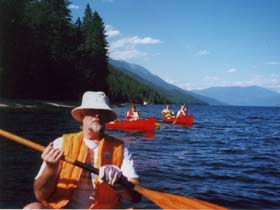 Canoe_Slocan_Lake